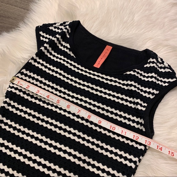 Forever 21 Eight Sixty Black Stripe Skater Dress - Picture 7 of 9